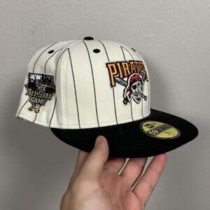 NewEra Pittsburgh Pirates 2006 All Star Game 59FIFTY Fitted Hat Pin Stripe 7 3/4